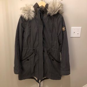 Abercrombie Sherpa-Lined Military Parka